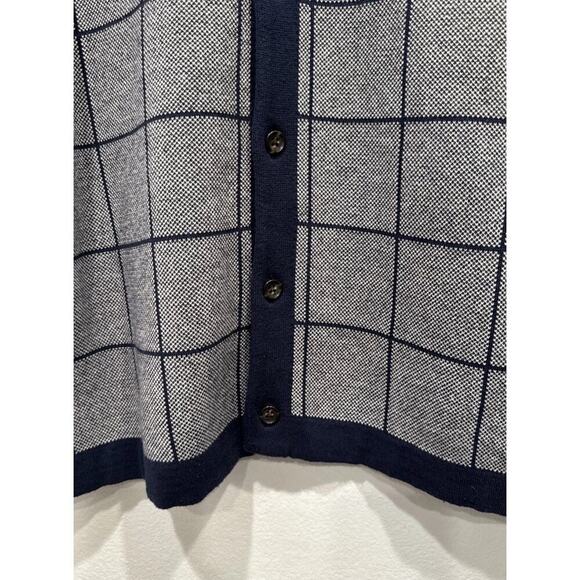 J. Crew Knit Jacquard Polo Shirt Men’s Size XL Button Up Sweater Short Sleeve - Picture 5 of 8